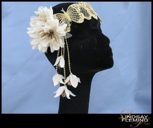 Diana, hand-made headdress from Butterfly Collection