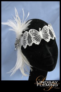 Leda, hand-made headdress from Butterfly Collection